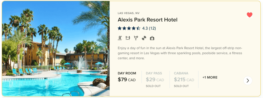 My Vegas Daycation at Alexis Park